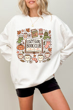 Cozy girl book club warm sweatshirt