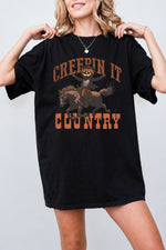 Creepin it country tee