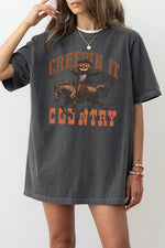 Creepin it country tee