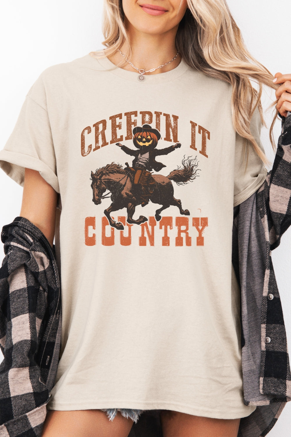 Creepin it country tee