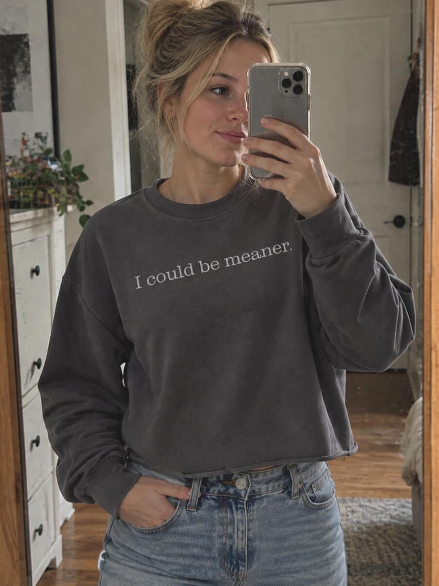 Crop Sweatshirt Customer Photo