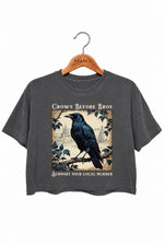 Crows before bros crop top