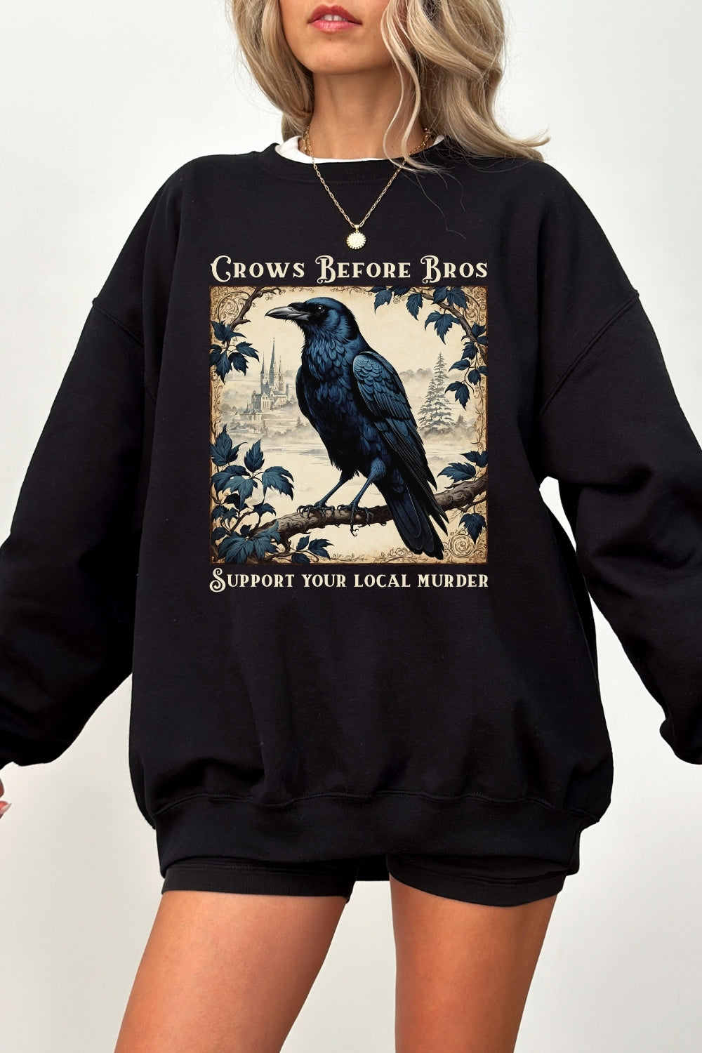 Crows before bros sweatshirt