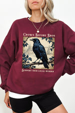Crows before bros sweatshirt