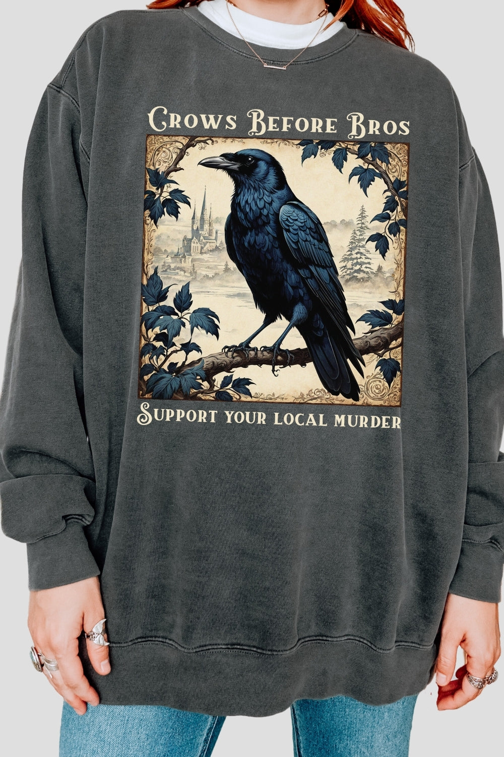 Crows before bros sweatshirt