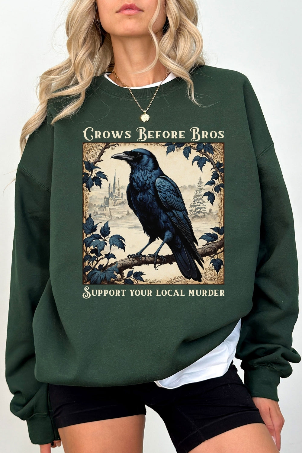 Crows before bros sweatshirt