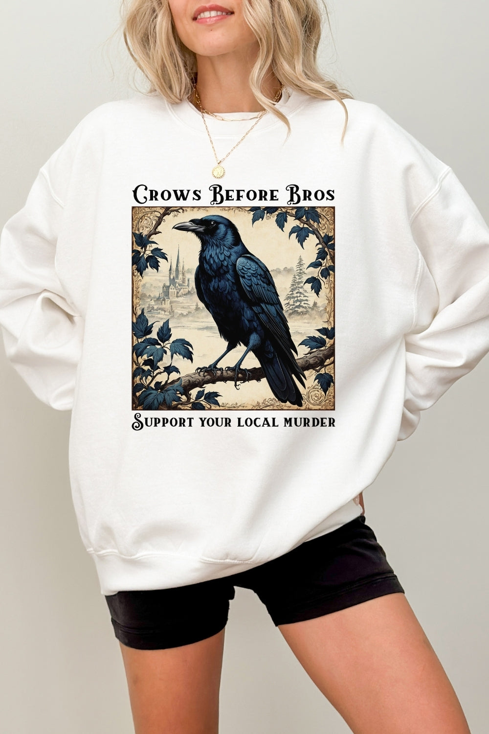 Crows before bros sweatshirt
