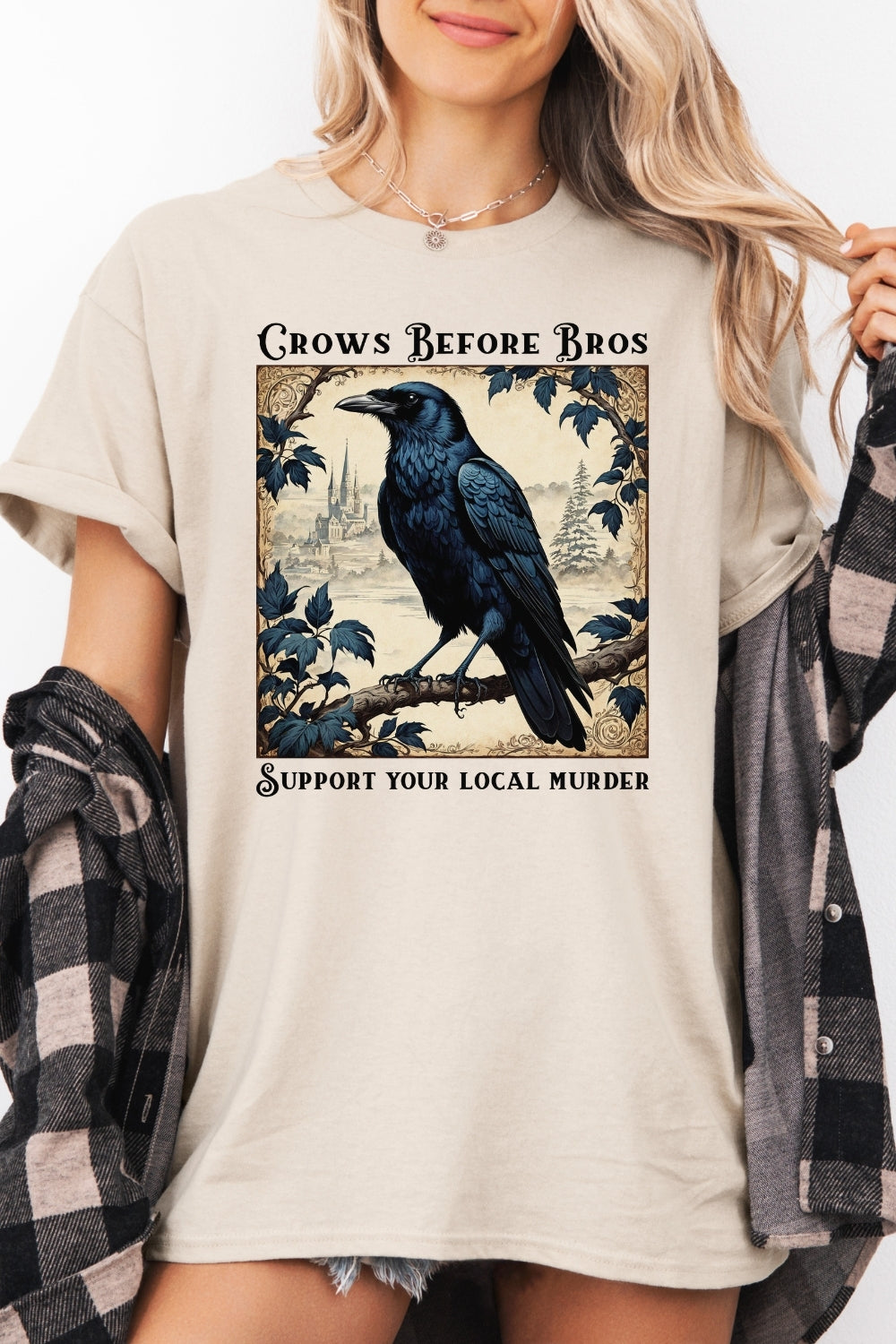 Crows before bros tee