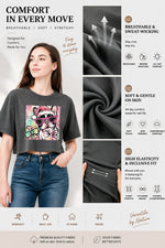 Cute christmas bulldog crop top