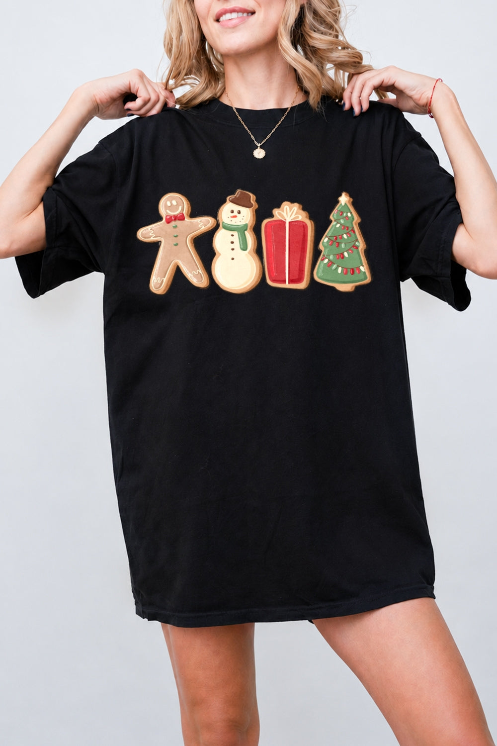 Cute christmas cookies tee