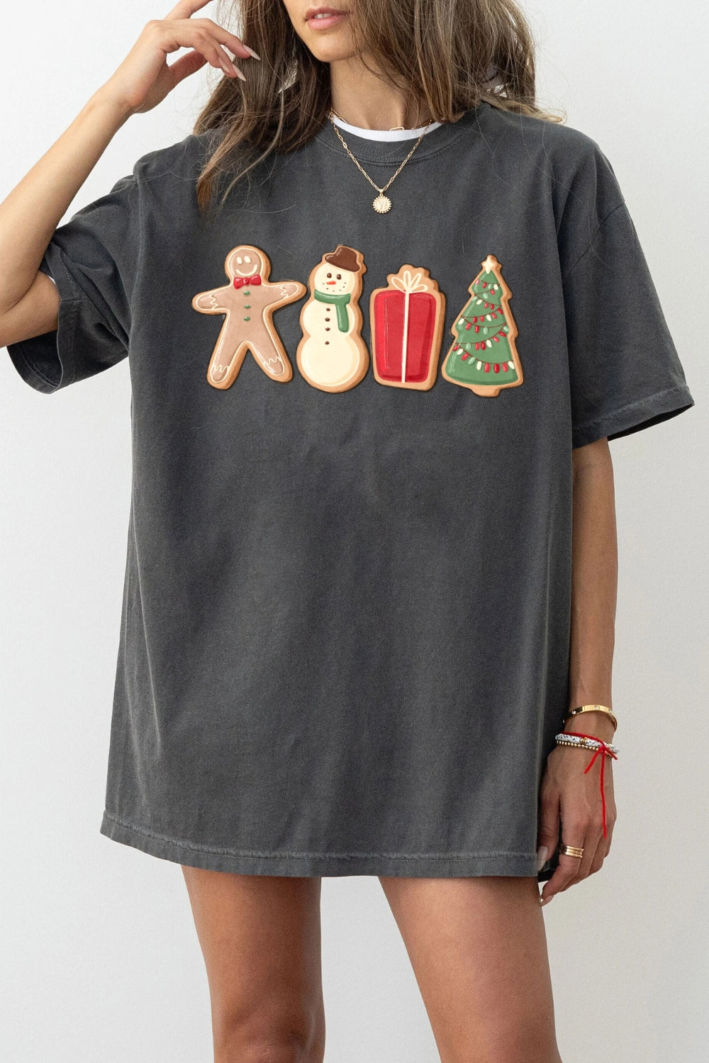 Cute christmas cookies tee