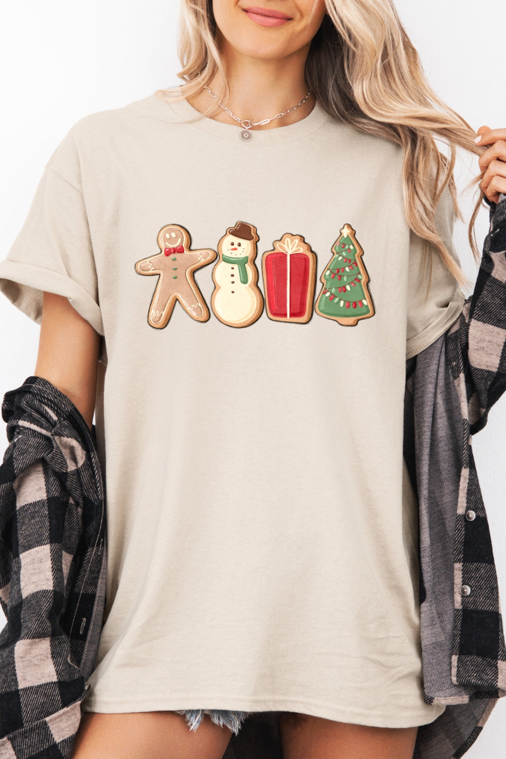 Cute christmas cookies tee