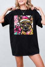 Cute christmas german shepherd tee