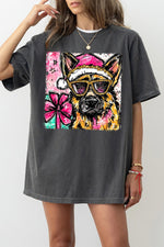 Cute christmas german shepherd tee