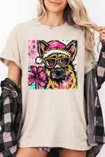 Cute christmas german shepherd tee