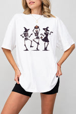 Dancing witches skull tee