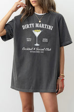 Dirty martini cocktail club tee