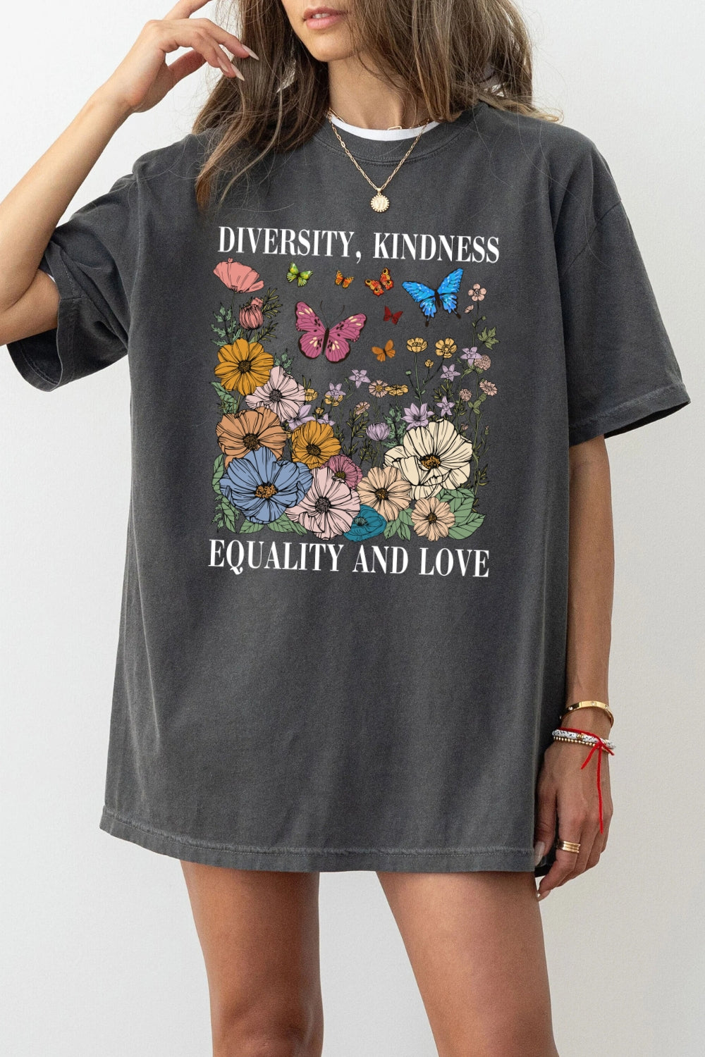 Diversity kindness equality and love tee