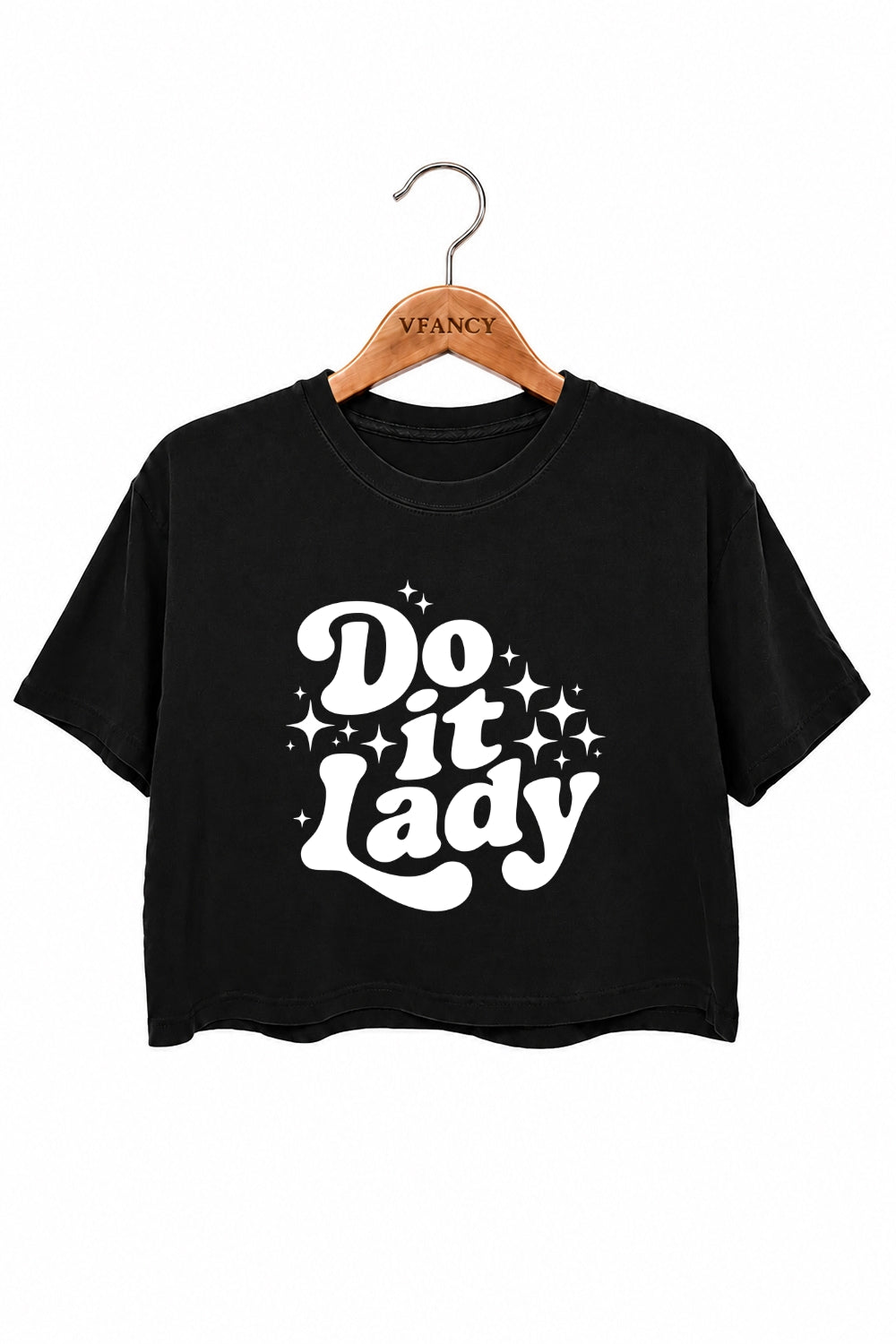 Do it lady crop top