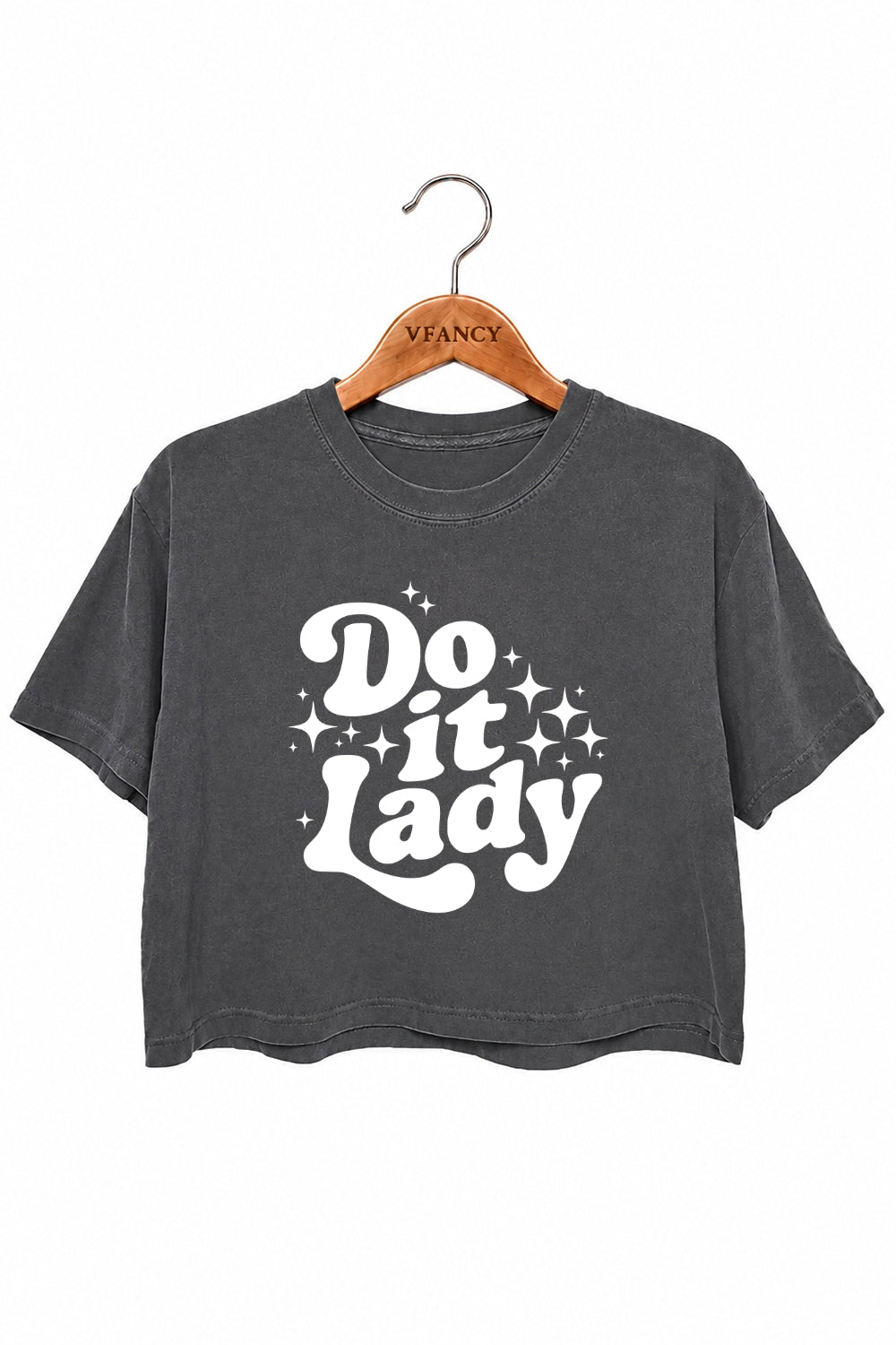 Do it lady crop top