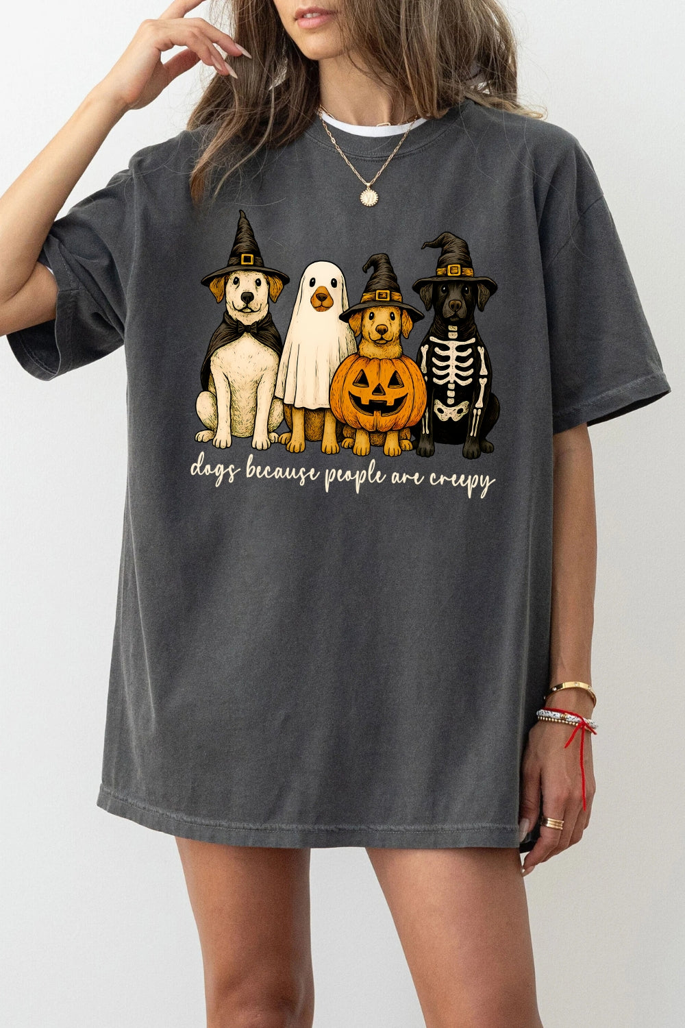 Dogs because people are creepy tee
