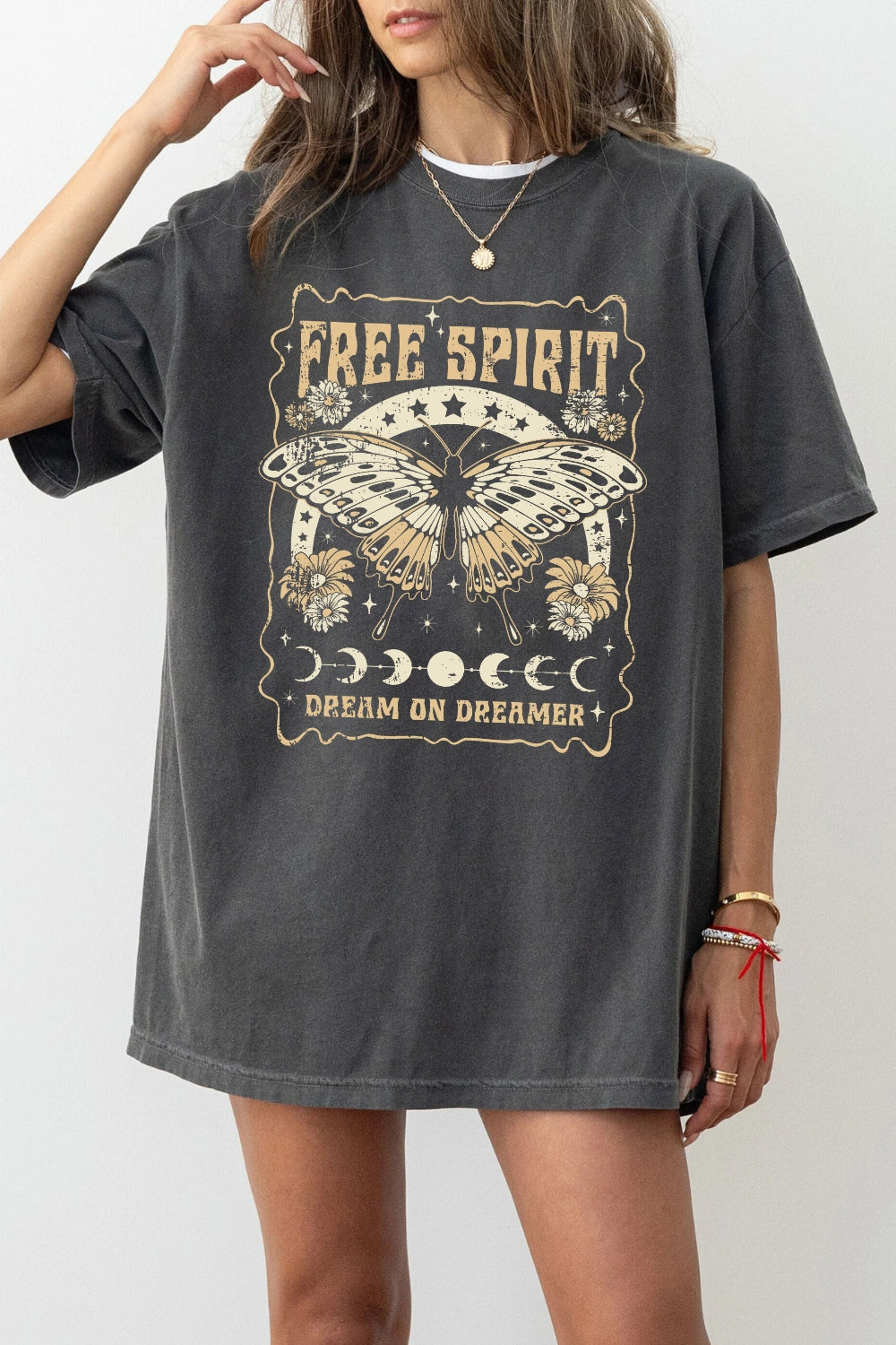 Dream on dreamer butterfly tee