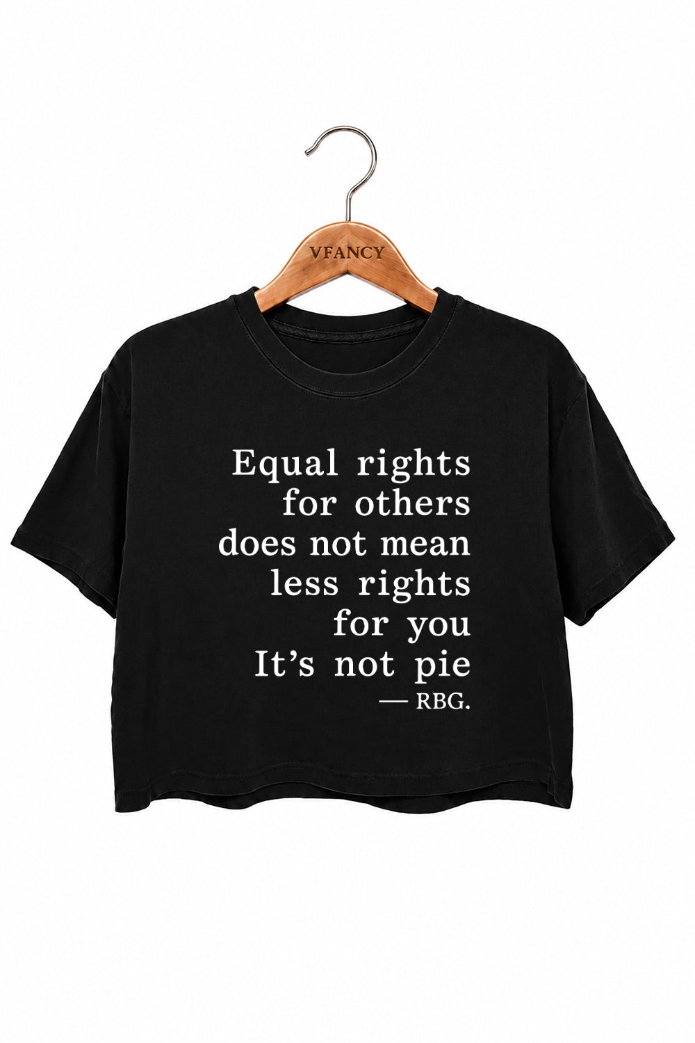 Equal rightrs saying crop top