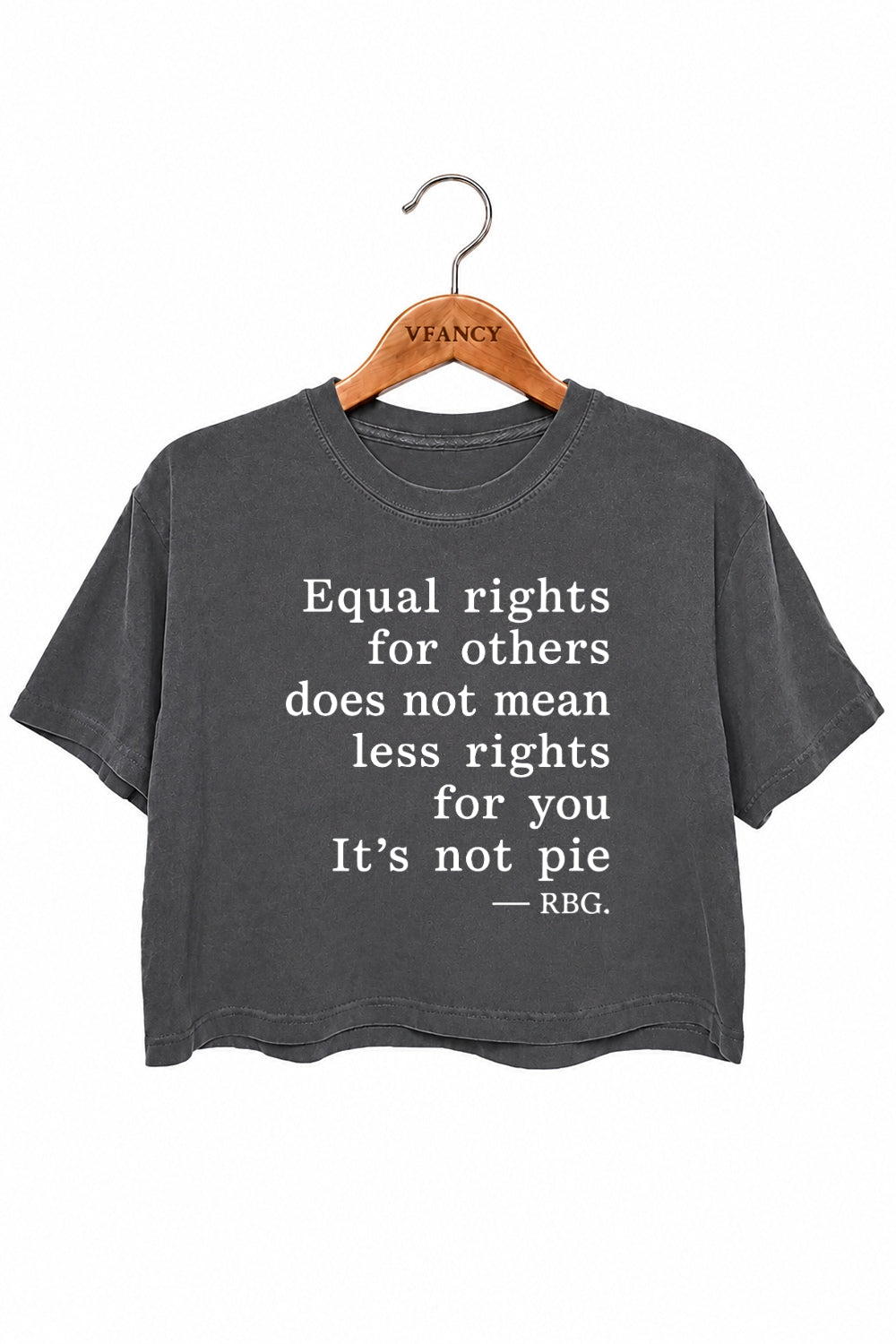 Equal rightrs saying crop top