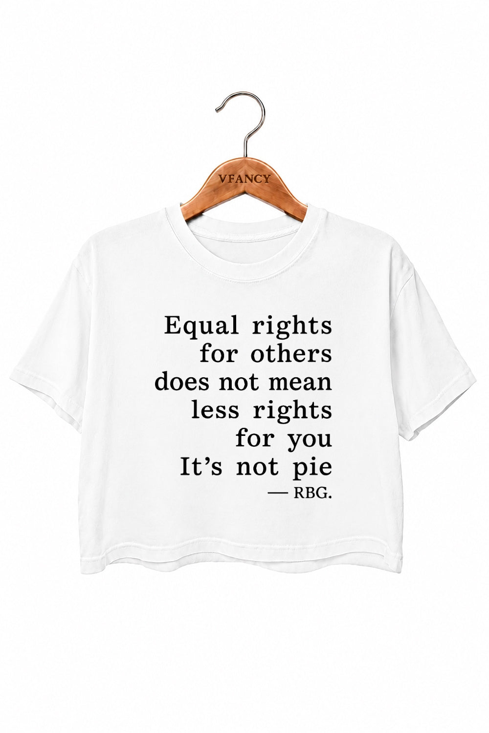 Equal rightrs saying crop top