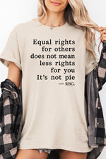 Equal rightrs saying tee