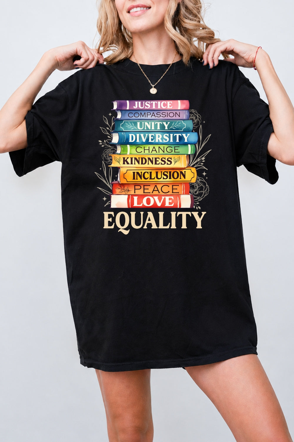 Equality books tee