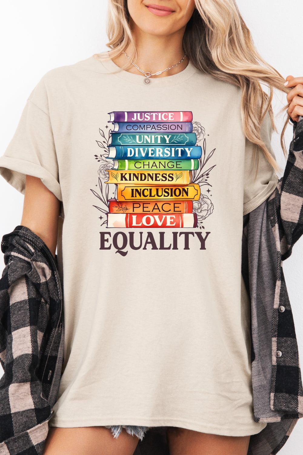 Equality books tee