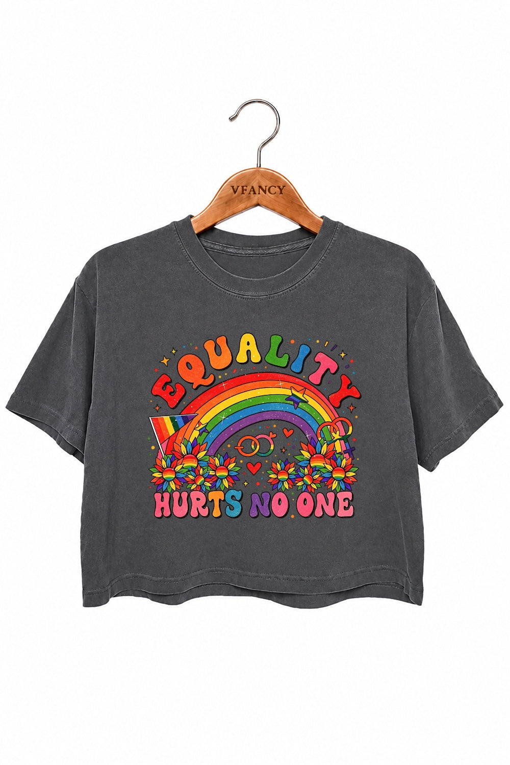 Equality hurts no one crop top