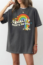 Equality hurts no one rainbow tee