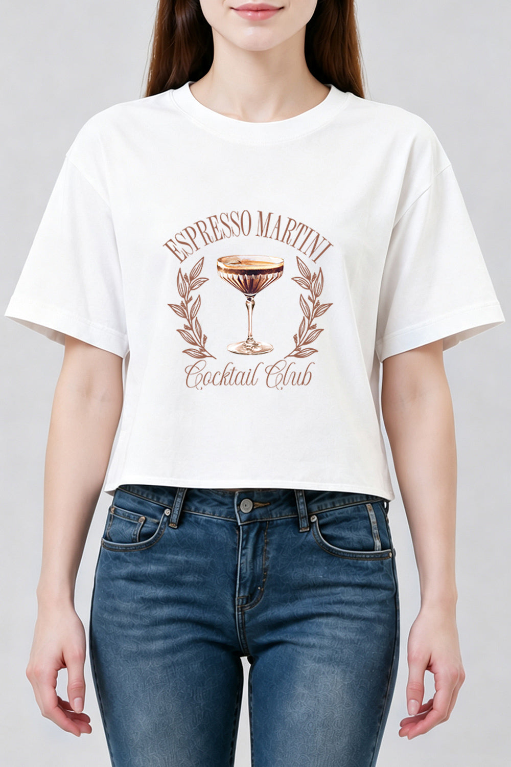 Espresso martini cocktail club crop top