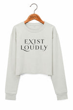 Exist loudly crop sweatshirt