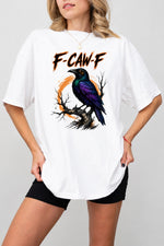 F-caw-f crow halloween tee
