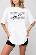 Fall season things tee