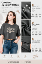 Fearless feminist crop top