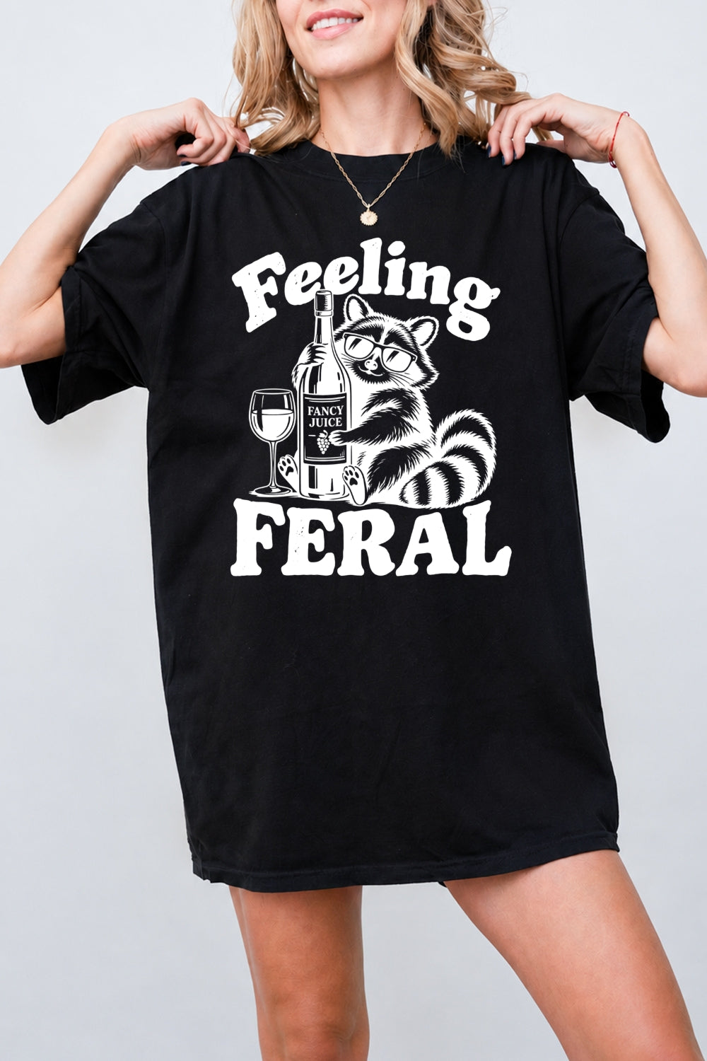 Feeling feral raccoon tee