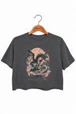 Feminism dragon fantasy crop top