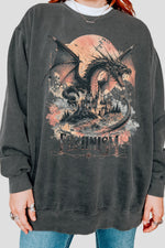 Feminism dragon fantasy sweatshirt