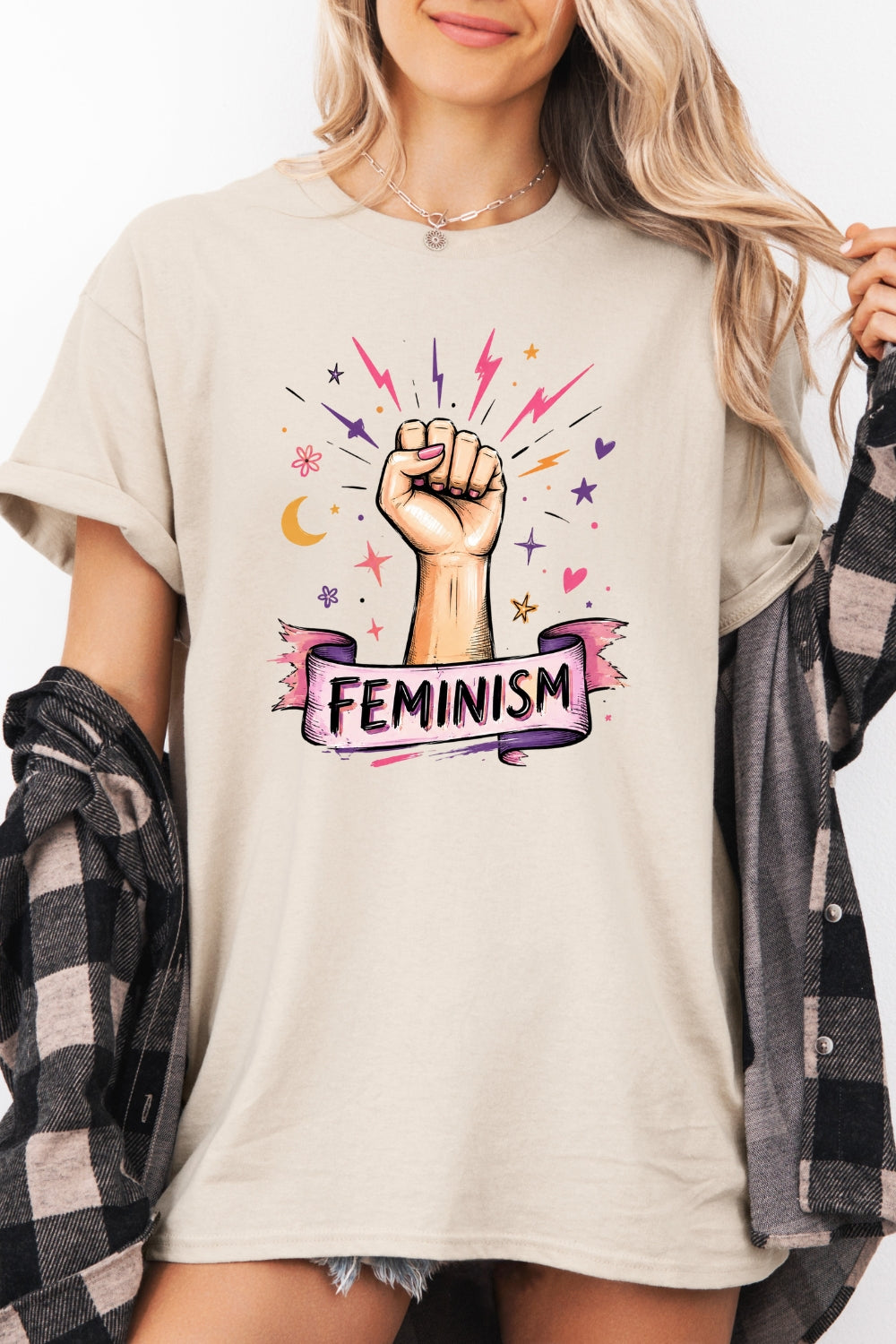 Feminism fist tee