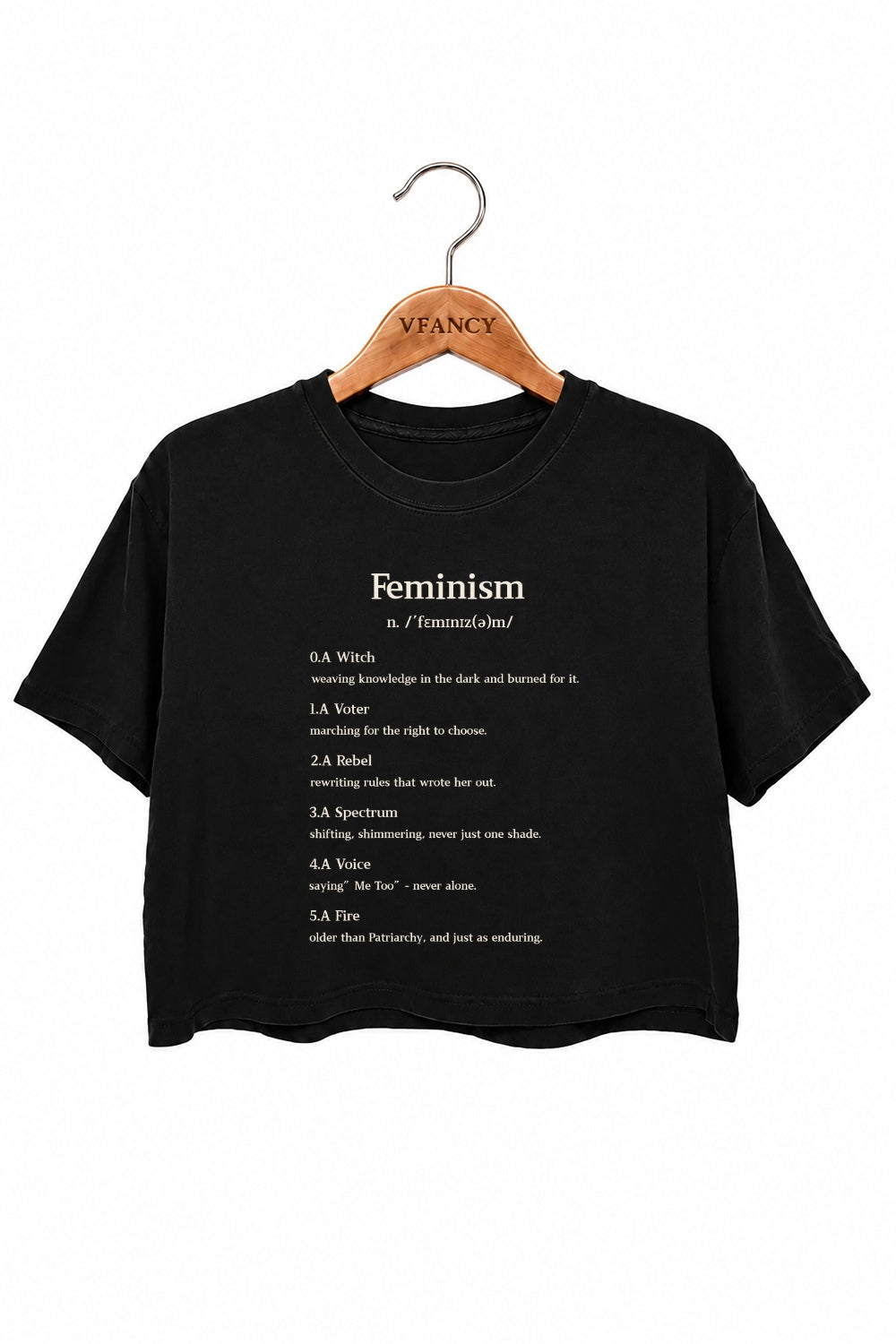 Feminism meaning crop top