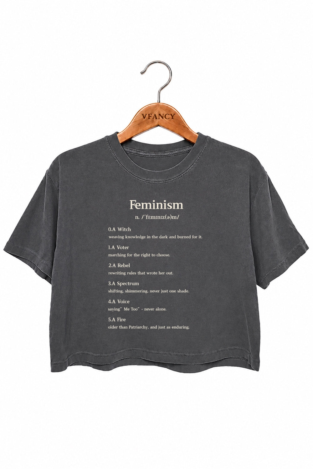 Feminism meaning crop top