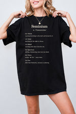 Feminism meaning tee