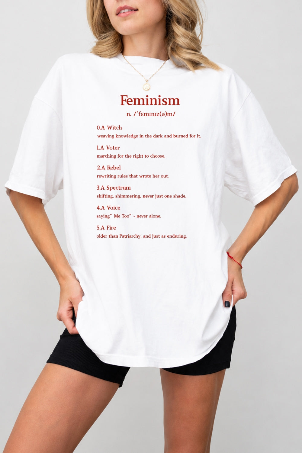 Feminism meaning tee