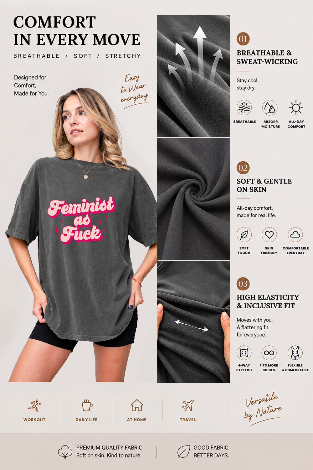 Feminist as tee