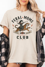 Feral moms social club tee