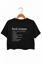 Feral women meaning crop top